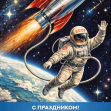 С ДНЕМ КОСМОНАВТИКИ!